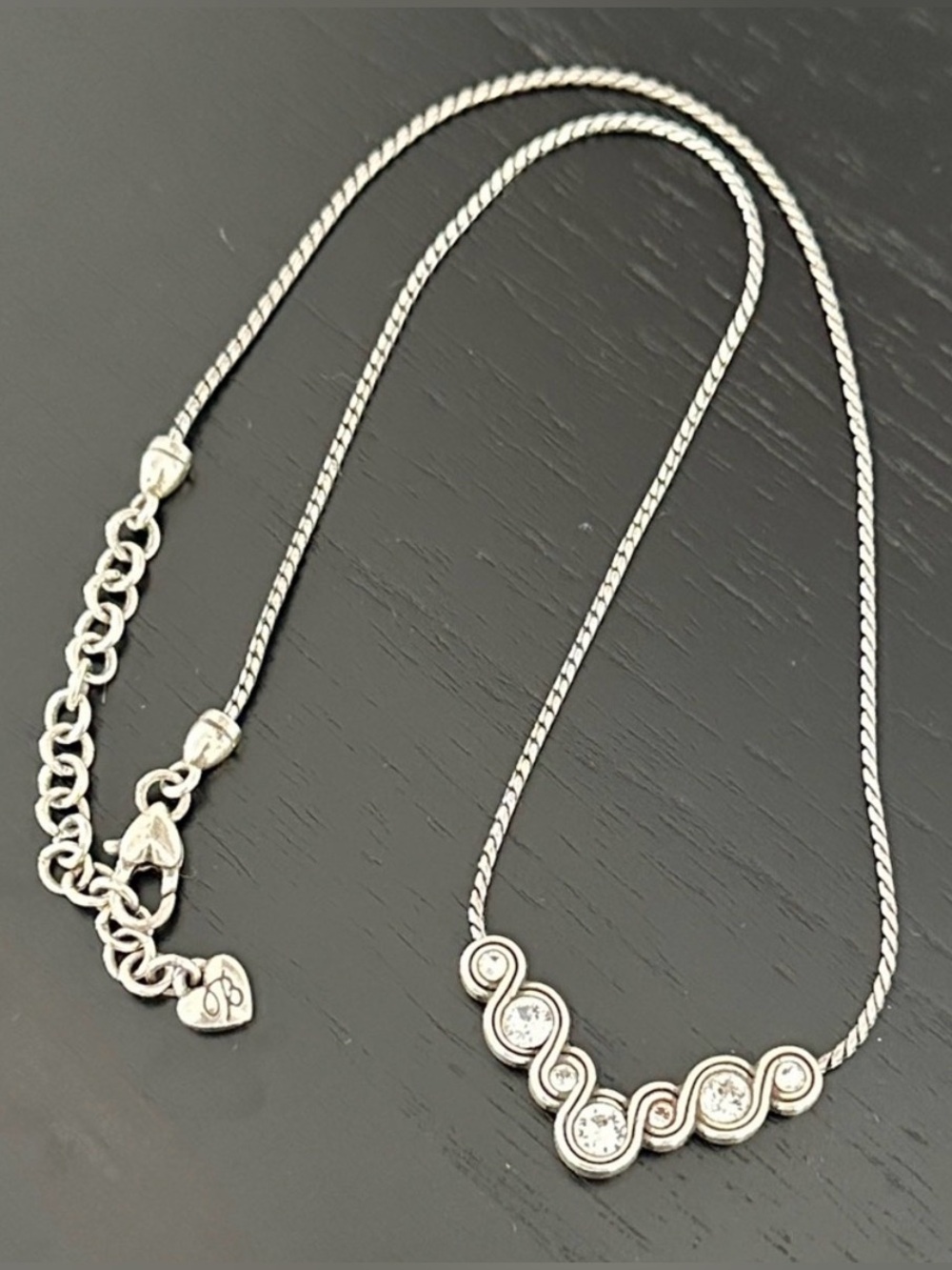 💎 BRIGHTON ‘INFINITY ’ SWAROVSKI CRYSTAL Statement Necklace